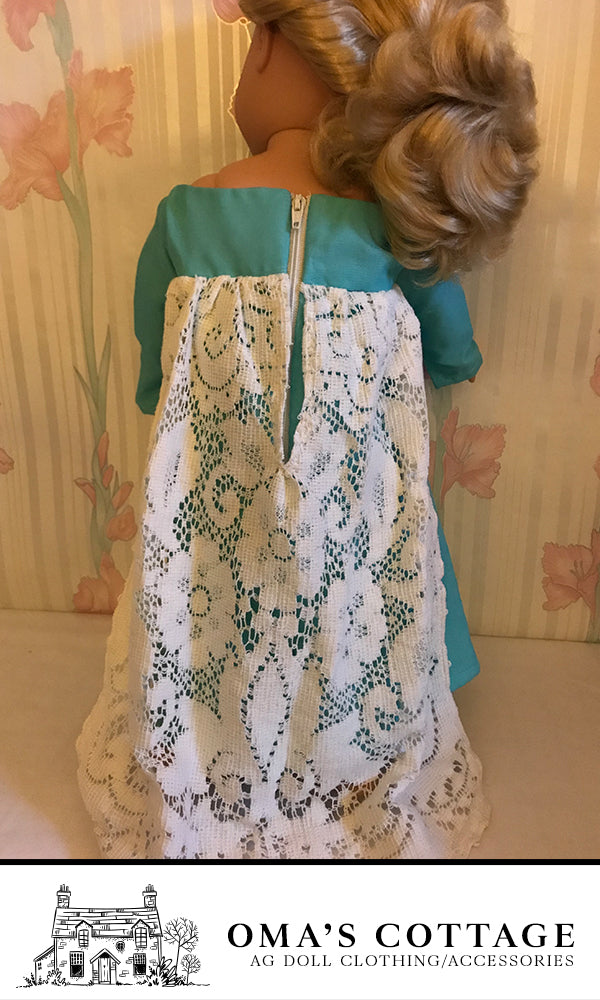 AG93 - Elsa dress for 18 inch doll