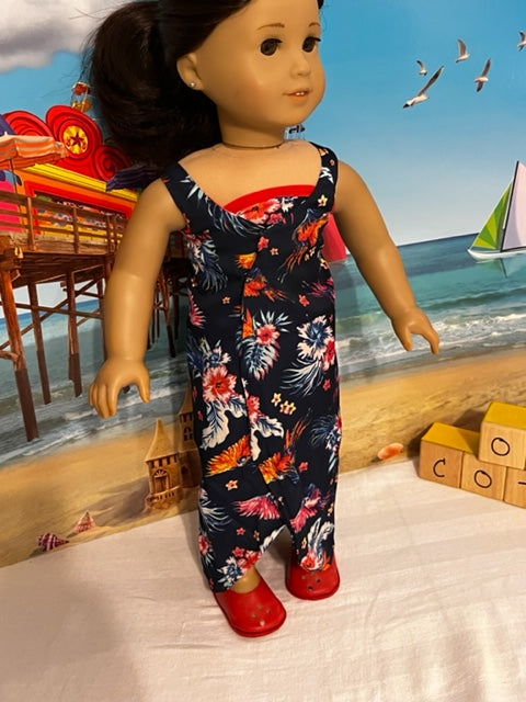 AG209 - Floral summer wrap with red shoes